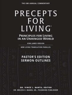 9798889761143 Precepts For Living 2024-2025 KJV NLT Parallel Pastors Edition Sermon Outli