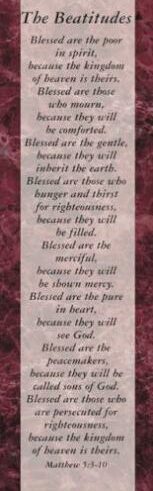 081407001326 Beatitudes Bookmarks