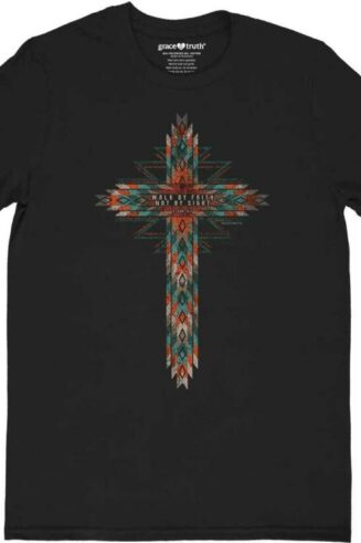 612978596784 Grace And Truth Southwestern Cross (Small T-Shirt)