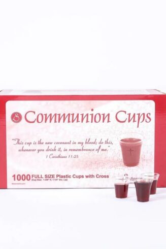 788200564705 Clear Cross Communion Cups 1000 Pack