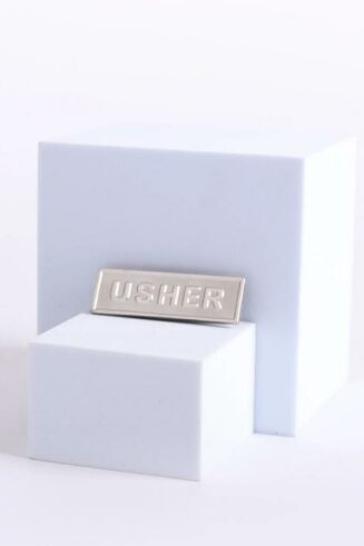 788200806447 Usher Metal Badge Magnet Back