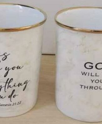 785525319010 God Is With You Decal Metallic Mug