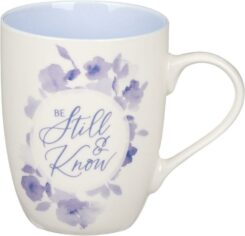 1220000323681 Inspirational Ceramic Coffee & Tea Scripture Mug for Women: Be Still & Know Enco