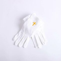 788200504565 Worship Gloves With Gold Cross
