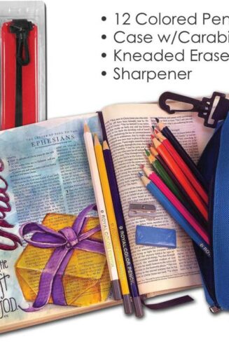 090672356666 Royal And Langnickel Color Pencils With Case