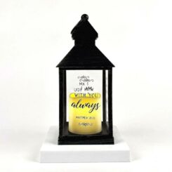 788200503506 I Am With You Always Lantern LED