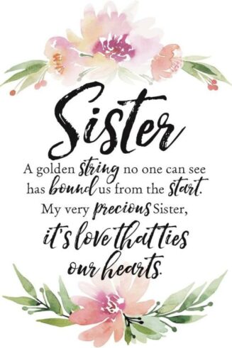 737682050091 Sister (Plaque)