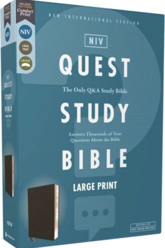 9780310465812 Quest Study Bible Large Print Comfort Print