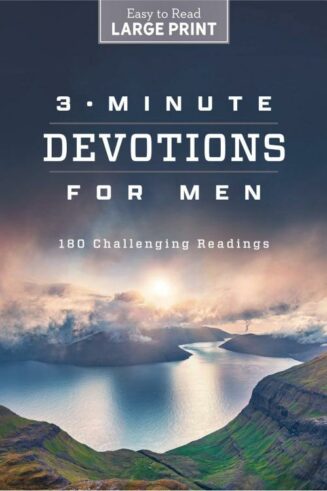 9798891511149 3 Minute Devotions For Men Large Print (Large Type)
