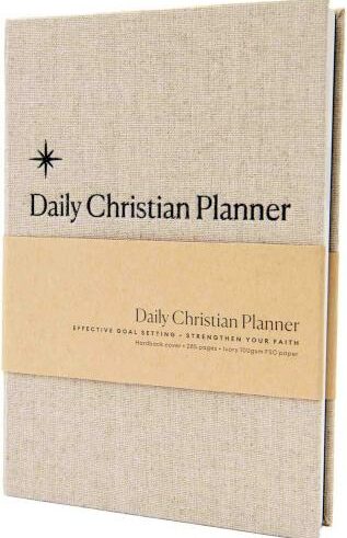 0795847921457 Daily Christian Planner Cream Cotton