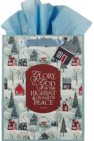1220000326972 Large Portrait Inspirational Christmas Gift Bag