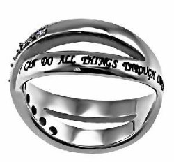 099422041388 Radiance Christ My Strength (Size 8 Ring)