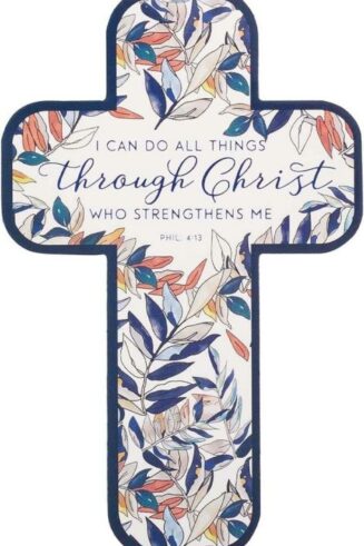 1220000133778 All Things Through Christ Cross Bookmark Set - Philippians 4:13