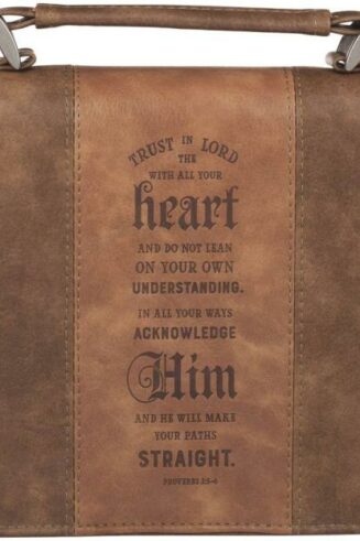1220000134263 Men's Classic Bible Cover Trust in The Lord Proverbs 3:5