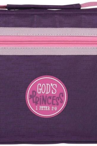 1220000324084 Fashion Nylon Bible Cover for Girls: God's Princess Inspirational Scripture for