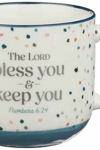 1220000327498 Large Inspirational Ceramic Coffee & Tea Scripture Mug for Women & Men: Lord Ble