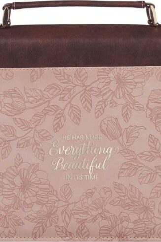 1220000329973 Premium Vegan Leather Inspirational Bible Cover for Women: Everything Beautiful