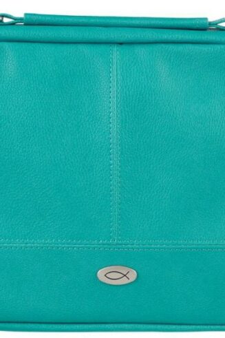 1220000721517 Inspirational Vegan Leather Two-fold Organizer Bible Cover for Women