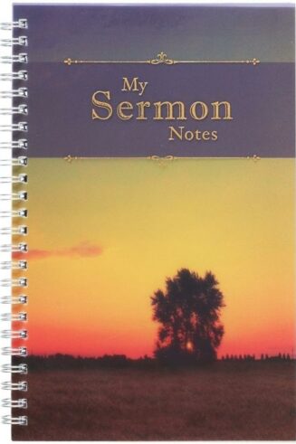 6006937132078 My Sermon Notes Wirebound Notebook with Tree