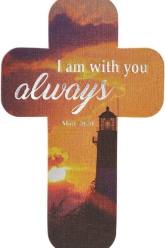 6006937138827 I Am with You Always Cross Bookmark Set - Matthew 28:20