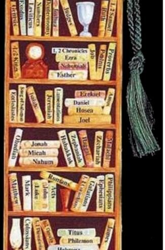 603799166188 Books Of The Bible Tassel Bookmark