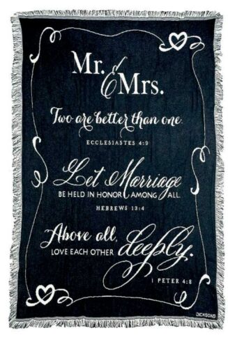 603799580120 Mr And Mrs Throw