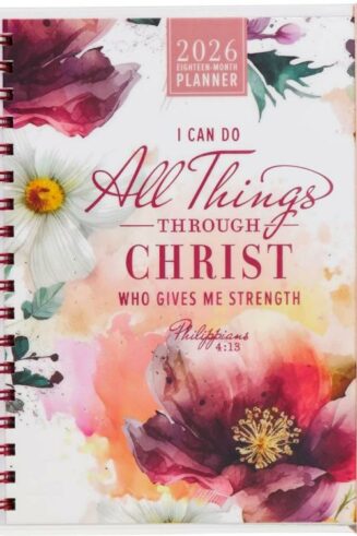 9781639527755 Large Inspirational Spiral-bound 18 Month 2026 Planner for Women: All Things Thr