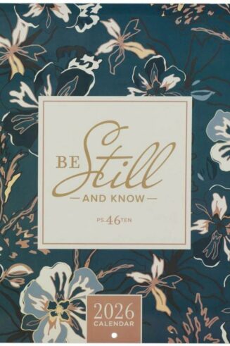 9781639527816 2026 Large Inspirational Scripture 12 Month Wall Calendar for Women: Be Still &
