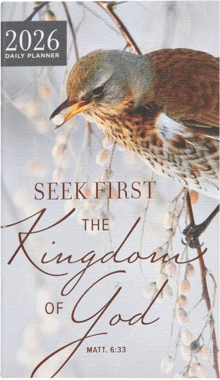 9781639527885 2026 Kingdom of God Song Thrush Small Daily Planner - Matthew 3:33