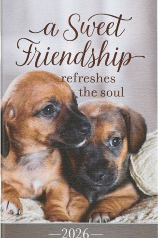 9781639527915 2026 A Sweet Friendship Puppy Small Daily Planner - Proverbs 27:9