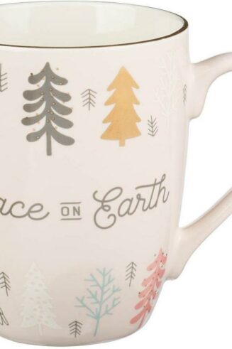1220000328822 Novelty Inspirational Scripture Ceramic Christmas Coffee & Tea Mug for Women & M