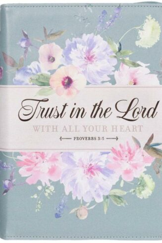 1220000325135 Fashion Vegan Leather Bible Cover for Women: Trust in the Lord Inspirational Scr