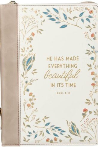 1220000327382 Fashion Premium Vegan Leather Inspirational Bible Cover for Women: Everything Be