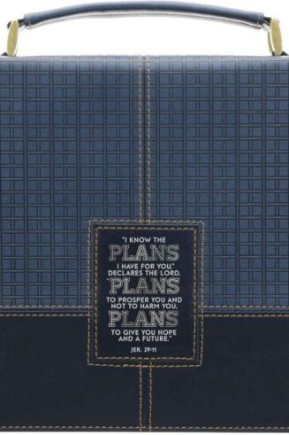 1220000329959 Premium Vegan Leather Inspirational Scripture Bible Cover for Women