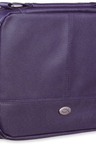 1220000721531 Inspirational Vegan Leather Two-fold Organizer Bible Cover for Women