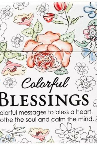 6006937132580 Colorful Blessings: Cards to Color and Share - Colorful Messages to Bless a Hear