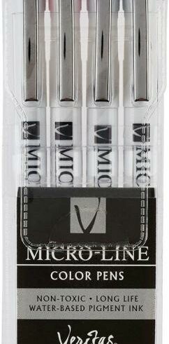 6006937132634 Veritas Micro Line Color Pens 4 Pack