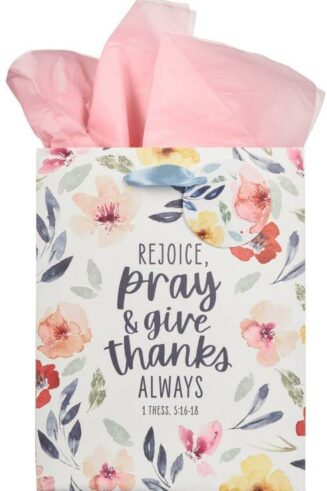 6006937168077 Medium Portrait Inspirational Scripture Gift Bag