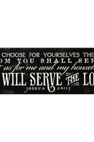 603799498586 Then Choose For Yourselves (Plaque)