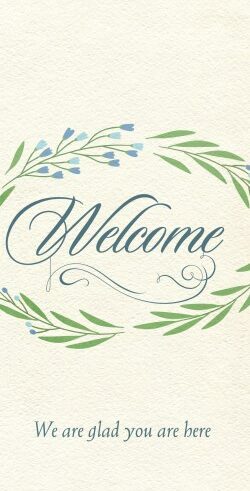634337787879 Welcome We Are Glad You Are Here Guest Cards