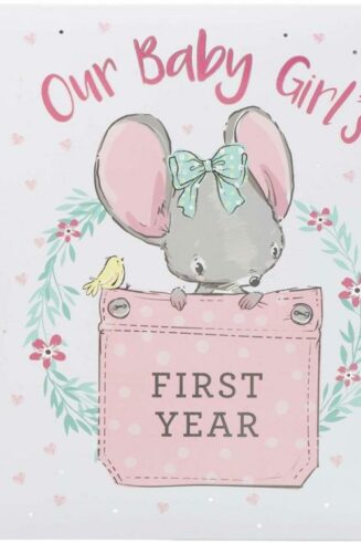 9781432131234 Girl Baby Book of Memories Pink Keepsake Photo Album Our Baby Girl's First Year