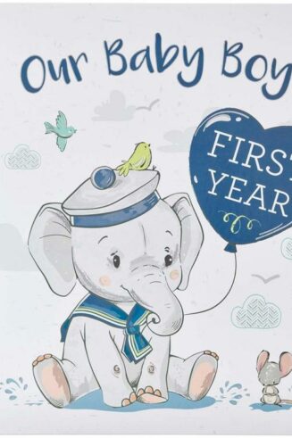 9781432131586 Boy Baby Book of Memories Blue Keepsake Photo Album Our Baby Boy's First Year M