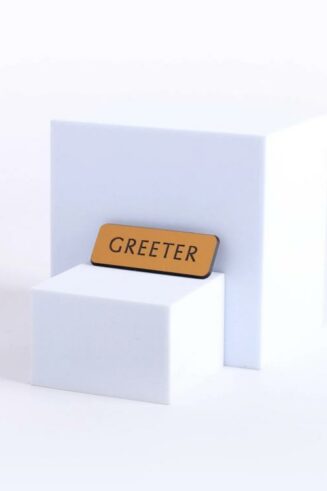 788200450725 Greeter Badge Magnetic Back