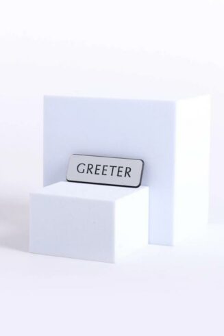 788200450763 Greeter Badge Magnetic Back